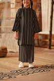 The Asal Kita Folded Skirt - Phantom Stripe