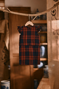 The Hariri Babies Broderie Kurung - Garnet Square