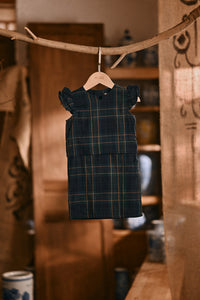 The Hariri Babies Broderie Kurung - Evergreen Square