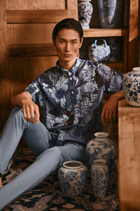 The Hariri Men Batik Shirt - Kinabalu
