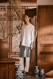 The Hariri Men 3/4 Sleeve Kurta - Off White