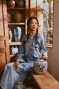 The Hariri Women Pesak Kurung Top - Sungai