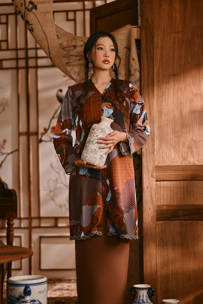 The Hariri Women Neo Kurung Top - Nusantara