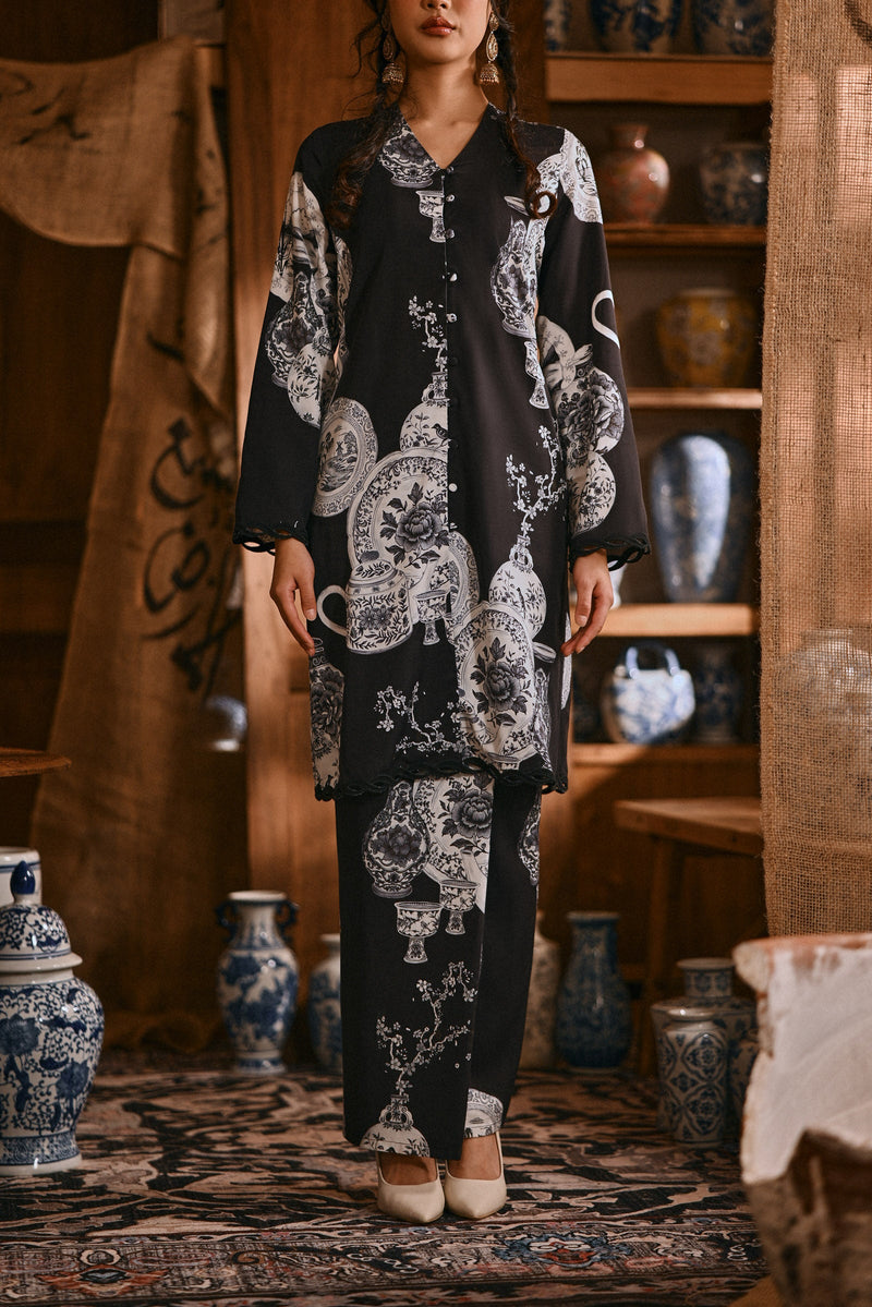 The Hariri Women Folded Skirt - Empire