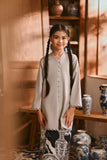 The Hariri Neo Kurung Top - Grey