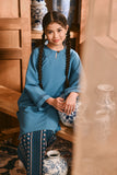 The Hariri Pesak Kurung Top - Jade Teal