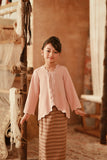 The Asal Kita Embellish Kebaya Top - Dusty Pink