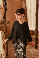 The Asal Kita Embellish Kebaya Top - Black