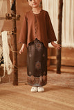 The Asal Kita Jacquard Skirt - Rusty Aman
