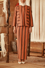 The Asal Kita Women Folded Skirt - Sunset Wideframe