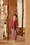 The Asal Kita Embellish Kebaya Top - Rumba Red