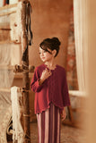 The Asal Kita Embellish Kebaya Top - Rumba Red