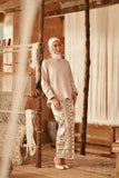 The Asal Kita Women Kedah Broderie Blouse - Nude