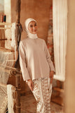 The Asal Kita Women Kedah Broderie Blouse - Nude