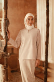 The Asal Kita Women Kedah Broderie Blouse - Nude