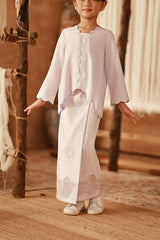 The Asal Kita Jacquard Skirt - Lavender Aman