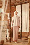 The Asal Kita Women Kedah Broderie Blouse - Nude