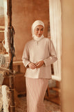 The Asal Kita Women Kedah Broderie Blouse - Nude