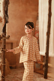 The Asal Kita Embroidered Kebaya Top - Sand Canvas