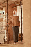 The Asal Kita Women Kedah Broderie Blouse - Latte