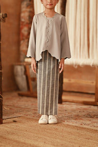 The Asal Kita Folded Skirt - Denimline