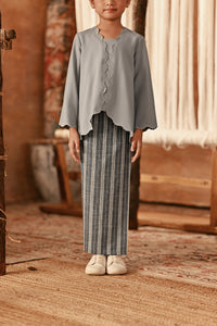 The Asal Kita Folded Skirt - Denimline