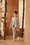 The Asal Kita Embellish Kebaya Top - Stone Grey