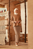 The Asal Kita Women Kedah Broderie Blouse - Latte