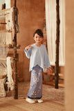 The Asal Kita Embellish Kebaya Top - Clean Blue