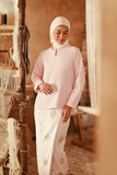 The Asal Kita Women Kedah Broderie Blouse - Baby Pink