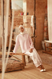 The Asal Kita Women Kedah Broderie Blouse - Baby Pink
