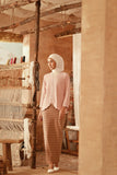 The Asal Kita Women Embellish Kebaya Top - Dusty Pink