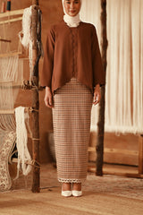 The Asal Kita Women Lace Skirt - Wood Finebox