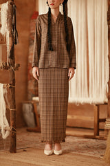 The Asal Kita Women Lace Skirt - Linea Brown