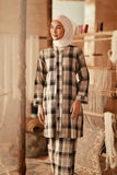 The Asal Kita Women Kebarung Top - Vintage Grid