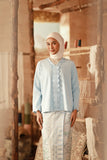 The Asal Kita Women Embroidered Kebaya Top - Baby Blue