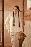 The Asal Kita Women Lace Kebaya Top - Whisper Cream