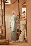 The Asal Kita Women Fusion Kurung Top - Mintgrid