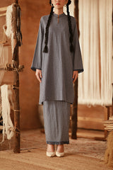 The Asal Kita Women Lace Skirt - Boxy Blue