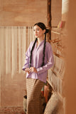 The Asal Kita Women Lace Kebaya Top - Violet Powder