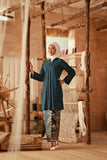 The Asal Kita Women Kebarung Top - Deep Teal