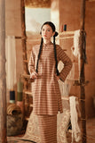 The Asal Kita Women Fusion Kurung Top - Sienna Plaid