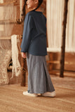 The Asal Kita Lace Skirt - Boxy Blue