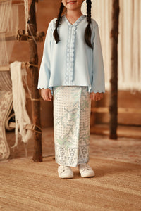 The Asal Kita Jacquard Skirt - Mint Bloom