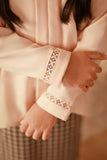 The Asal Kita Lace Kebaya Top - Creamy
