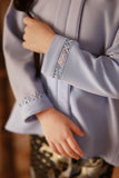 The Asal Kita Lace Kebaya Top - Ice Blue