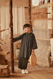 The Asal Kita Fusion Kurung Top - Phantom Stripe