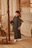The Asal Kita Folded Skirt - Phantom Stripe