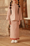The Asal Kita Kedah Striped Blouse - Peanut Regal