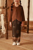 The Asal Kita Jacquard Skirt - Rusty Aman